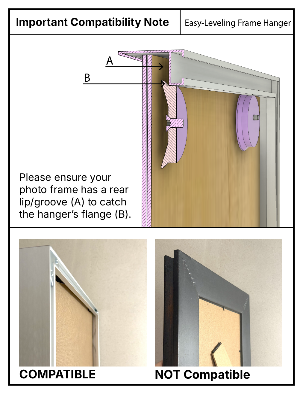 Easy-Leveling Frame Hanger