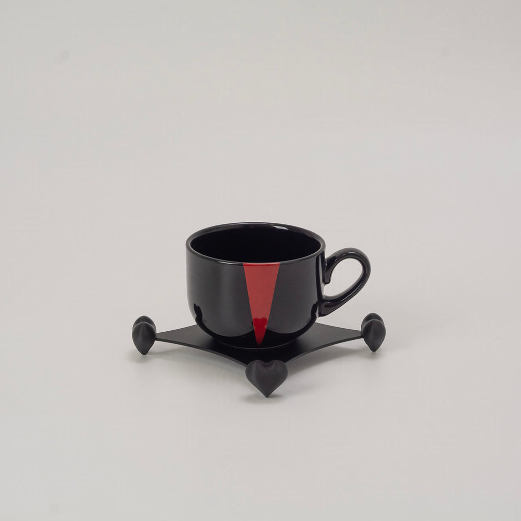 Stackable Aluminum Coasters (heart-shaped feet)