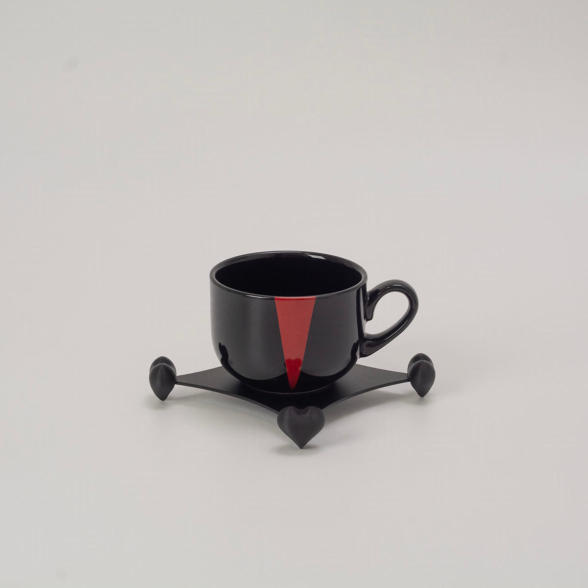 Stackable Aluminum Coasters (heart-shaped feet)
